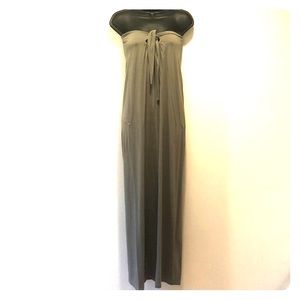 Splendid Tie Tube Top Maxi Dress